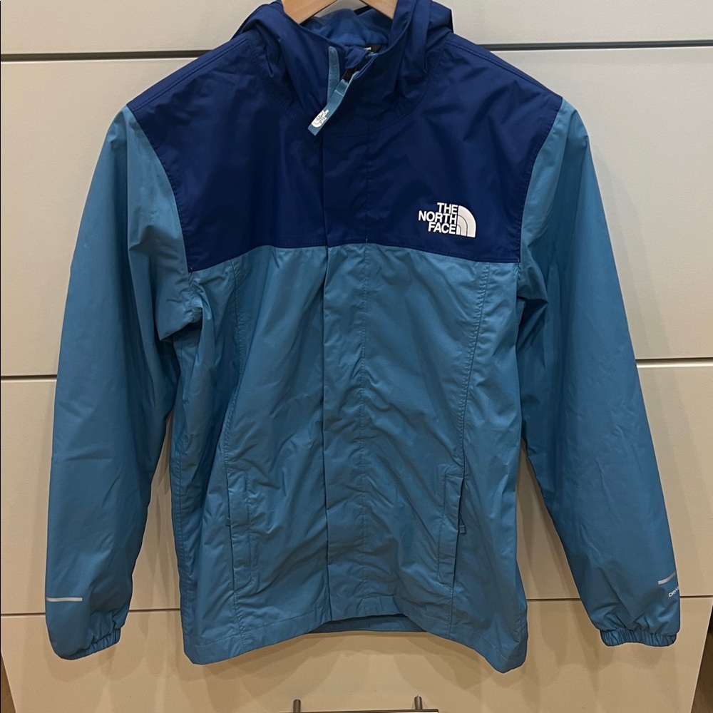 The North Face Kids Two-Tone Blue Raincoat